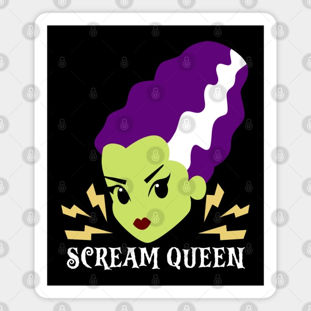 Scream Queen - Bride of Frankenstein Magnet by Curio Pop Relics